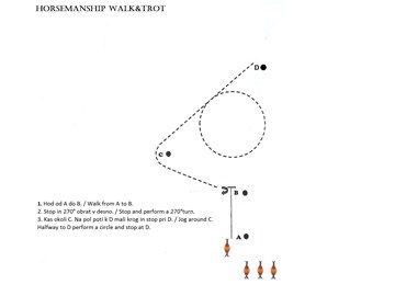 Horsemanship walk&trot
